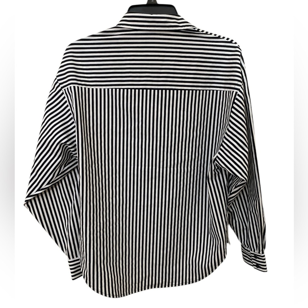 Express Boyfriend Stripped Button Down - image 3